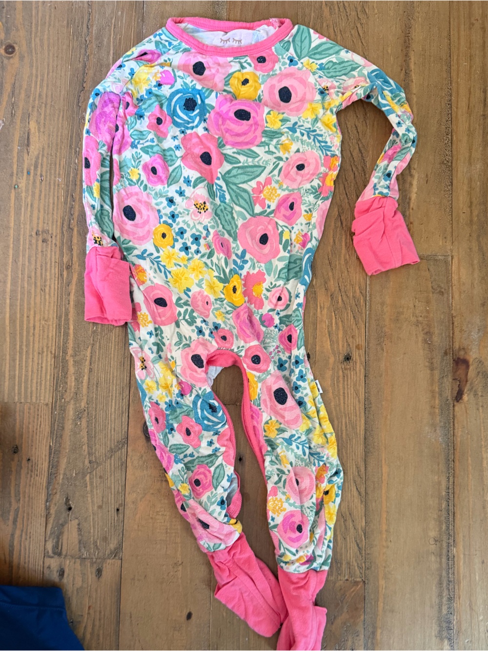 Little Sleepies Floral Crescent Zippy